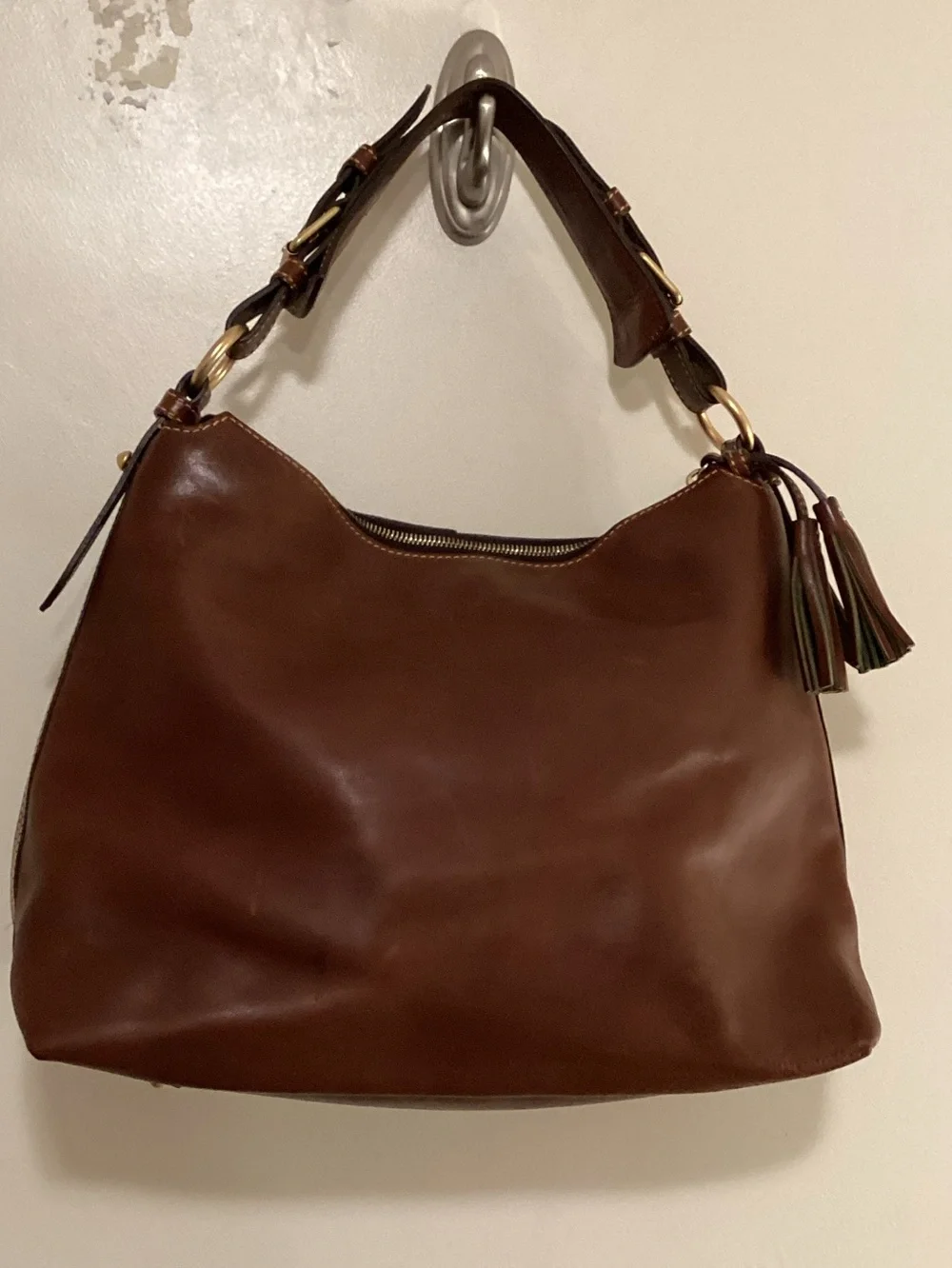Dooney & Bourke Florintine leather Kingston Hobo